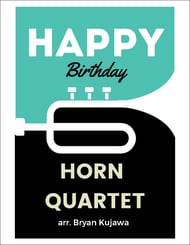 Happy Birthday Horn Quartet P.O.D. cover Thumbnail